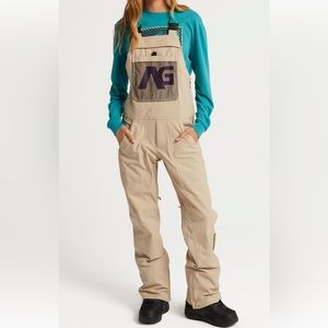 Burton Analog Snowboard Bibs EUC